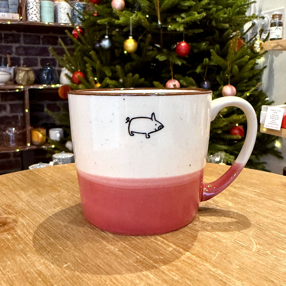 Mug cochon Rose