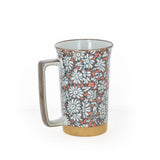 Mug en grès - Marguerites Rouges 40cl