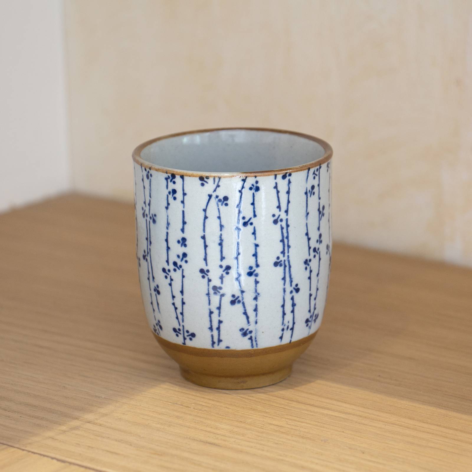 Tasse à thé en grès - Coton 15cl