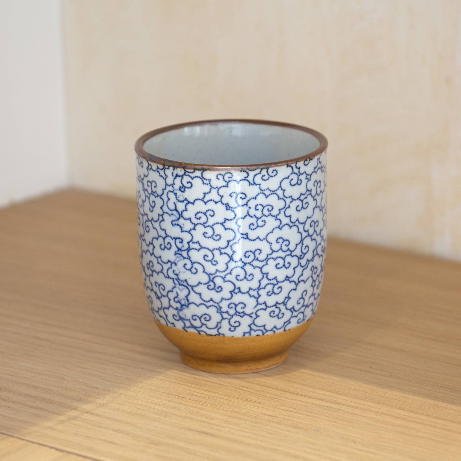 Tasse à thé en grès - Nuages 15cl