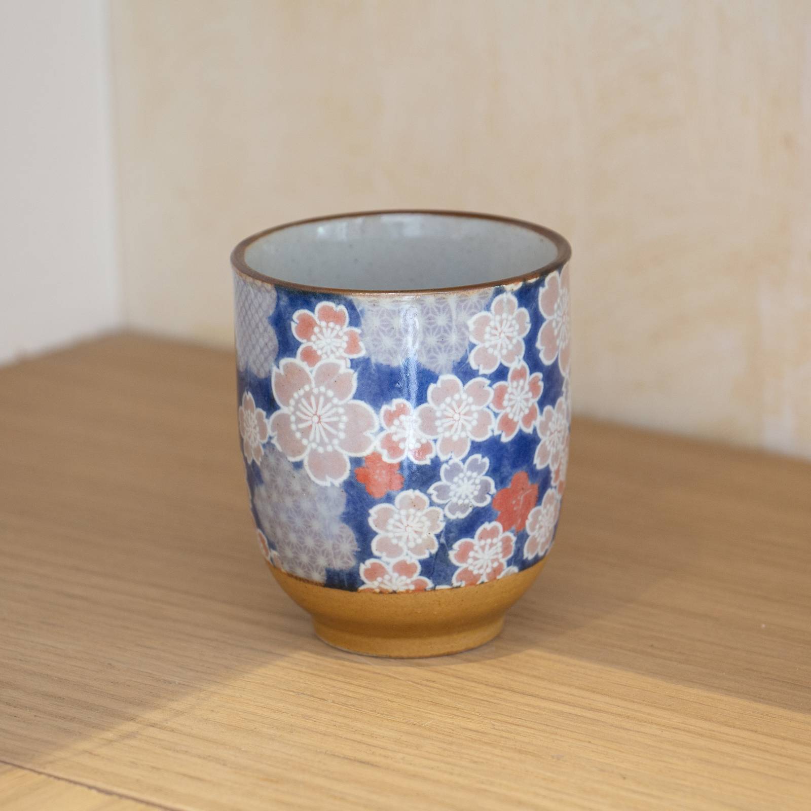 Tasse à thé en grès - Tricolore 15cl