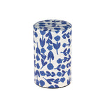 Boite Washi fleurs bleues