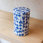 Boite Washi fleurs bleues