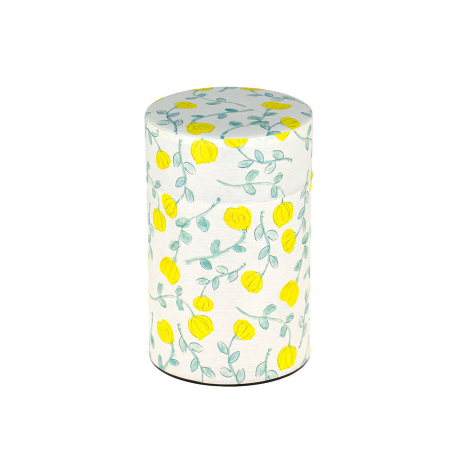 Boite Washi fleurs jaunes