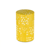 Boite Washi jaune fleurie
